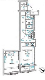 RELUXIA不動前 (リルシア不動前) 1階 間取り図