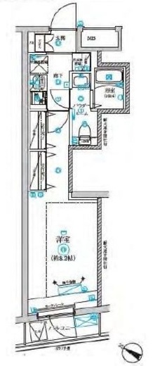 RELUXIA不動前 (リルシア不動前) 2階 間取り図