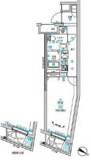 RELUXIA不動前 (リルシア不動前) 2階 間取り図