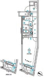 RELUXIA不動前 (リルシア不動前) 3階 間取り図