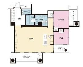 六本木ヒルズレジデンス B棟 23階 間取り図