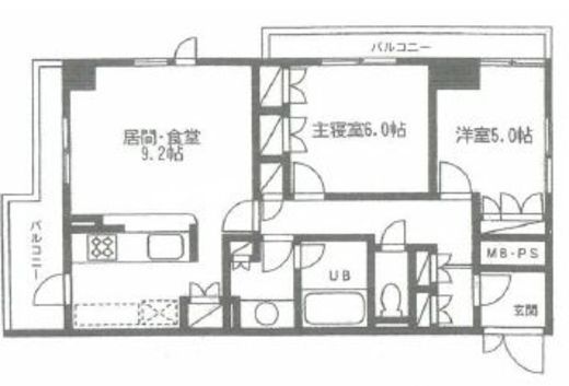 フレアコート駒場 303 間取り図