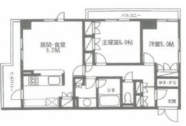 フレアコート駒場 303 間取り図