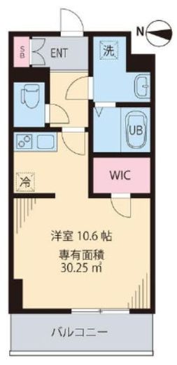 ルアナ亀戸 702 間取り図