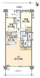 ブライシス青葉台 6階 間取り図