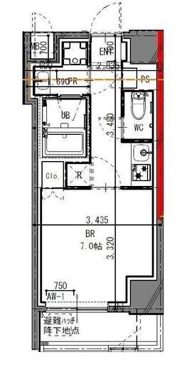 GENOVIA花月総持寺 (ジェノヴィア花月総持寺) 1階 間取り図