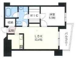 エスティメゾン恵比寿2 303 間取り図