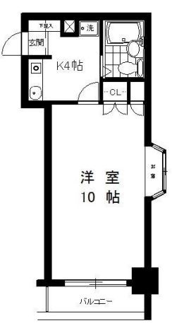 シティプラザ恵比寿 9階 間取り図