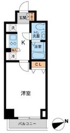 Cassia Kawasaki Residence (カッシア川崎レジデンス) 407 間取り図