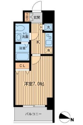 KDXレジデンス立川 403 間取り図