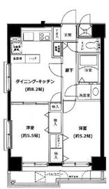 ローレル麻布十番 4階 間取り図