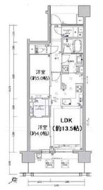 クリオ湘南江ノ島グランマーレ 4階 間取り図
