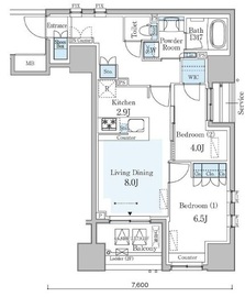 GRAN PASEO横濱関内PREMIUM (グランパセオ横濱関内プレミアム) 501 間取り図