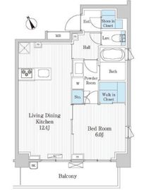 HIGASHIKOMATSUGAWA PARK RESIDENCE 203 間取り図