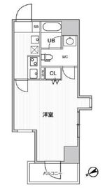 グラシアプレイス川崎駅前 404 間取り図