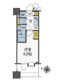 グランド・ガーラ横濱元町 7階 間取り図