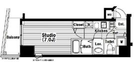 ガラ・ステージ神田 4階 間取り図
