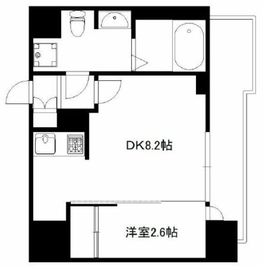 クレストコート江古田 802 間取り図