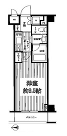 グランハイツ東新宿 316 間取り図