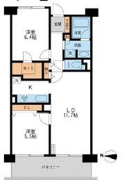 CASSIA横濱ガーデン山 205 間取り図