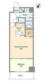 アルファコート常盤台3 504 間取り図
