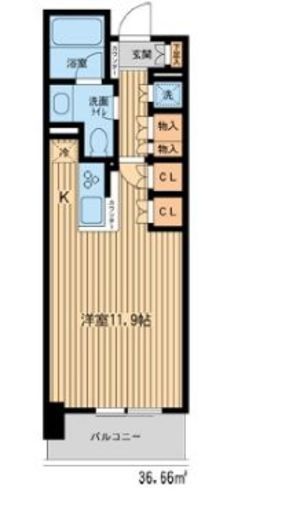 HF新横浜レジデンス 7階 間取り図