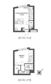 ディームス大井町フォレスト 412 間取り図