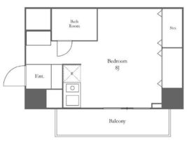nakame BOX B101 間取り図