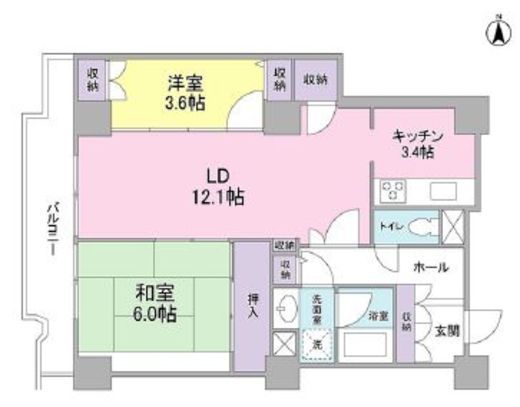 文京グリーンコートビュータワー本駒込 A1312 間取り図