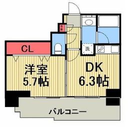 ネオマイム三田 3階 間取り図