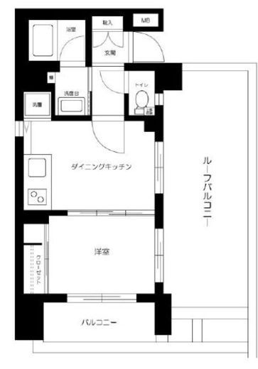 エクセルシオール渋谷 10階 間取り図