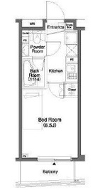 パークキューブ笹塚 305 間取り図