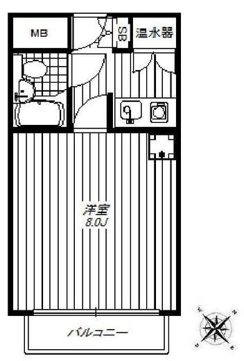 パークサイド六本木 4階 間取り図