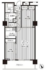 グランピラー高井戸 203 間取り図