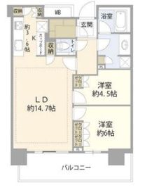 ザ・タワー横浜北仲 5階 間取り図