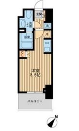 レジディア川崎 606 間取り図