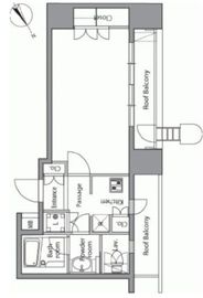 レジディア横濱関内 909 間取り図