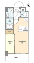 ドゥーエ青砥 103 間取り図