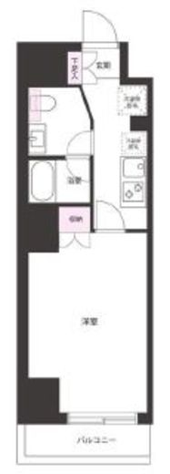 UGHD人形町 1002 間取り図
