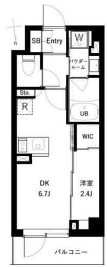 アーバンパーク高井戸 314 間取り図