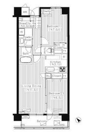 プライムアーバン東中野コート (PRIME URBAN 東中野 COURT) 515 間取り図