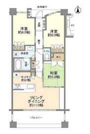 エクセレントスクエア元住吉 4階 間取り図