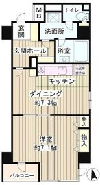 自由が丘ミッテ 301 間取り図