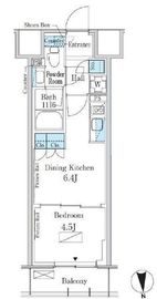 パークアクシス新宿百人町 447 間取り図