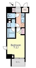 GRAN PASEO蒲田 (グランパセオ蒲田) 9F1 間取り図