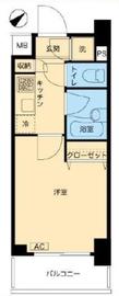 パレステュディオ銀座 9階 間取り図
