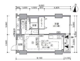 東雲キャナルコートCODAN 13-703 間取り図