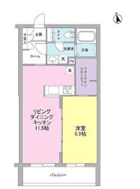 プレジオ桜丘 211 間取り図