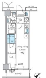 パークアクシス品川南大井パークフロント 436 間取り図