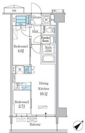 パークアクシス品川南大井パークフロント 237 間取り図